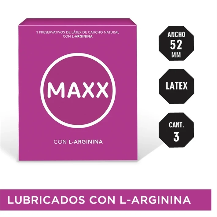 Preservativos Maxx Arginina