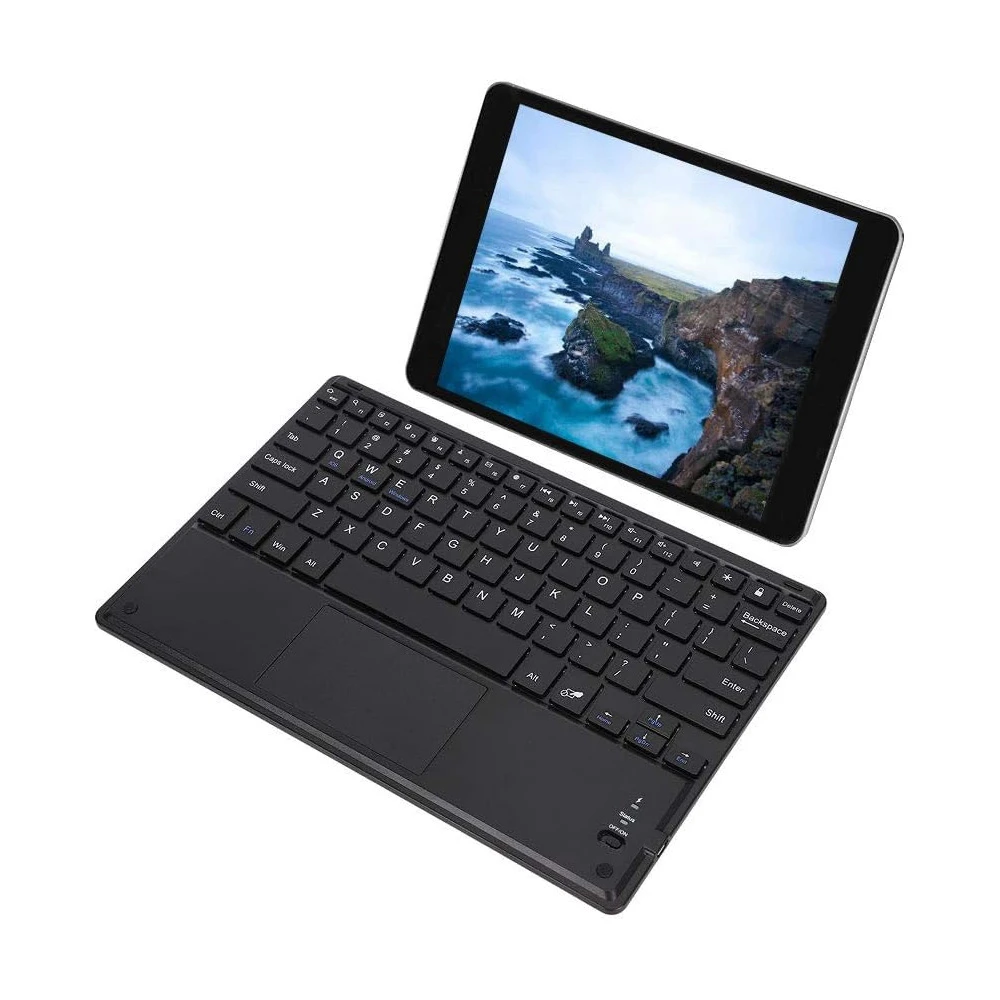 Teclado Inalámbrico Bluetooth Track Pad
