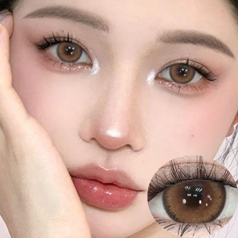 Lentes de contacto - Referencia: ROZE / BEIGE BROWN  3