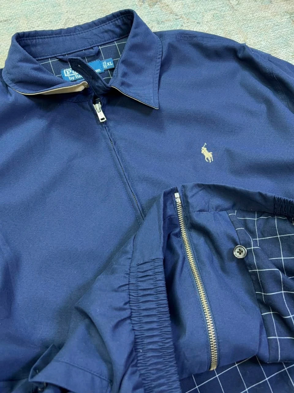 Chaqueta Polo Ralph Lauren Azul Marino Hombre Talla XL 8
