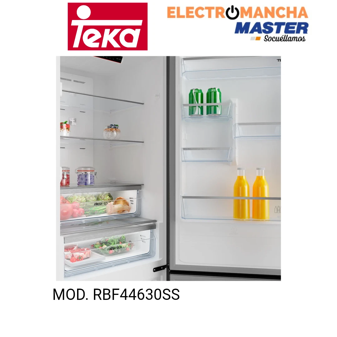 FRIGO COMBI TEKA RBF44630SS INOX 1,88*60 NF CLASE D 3