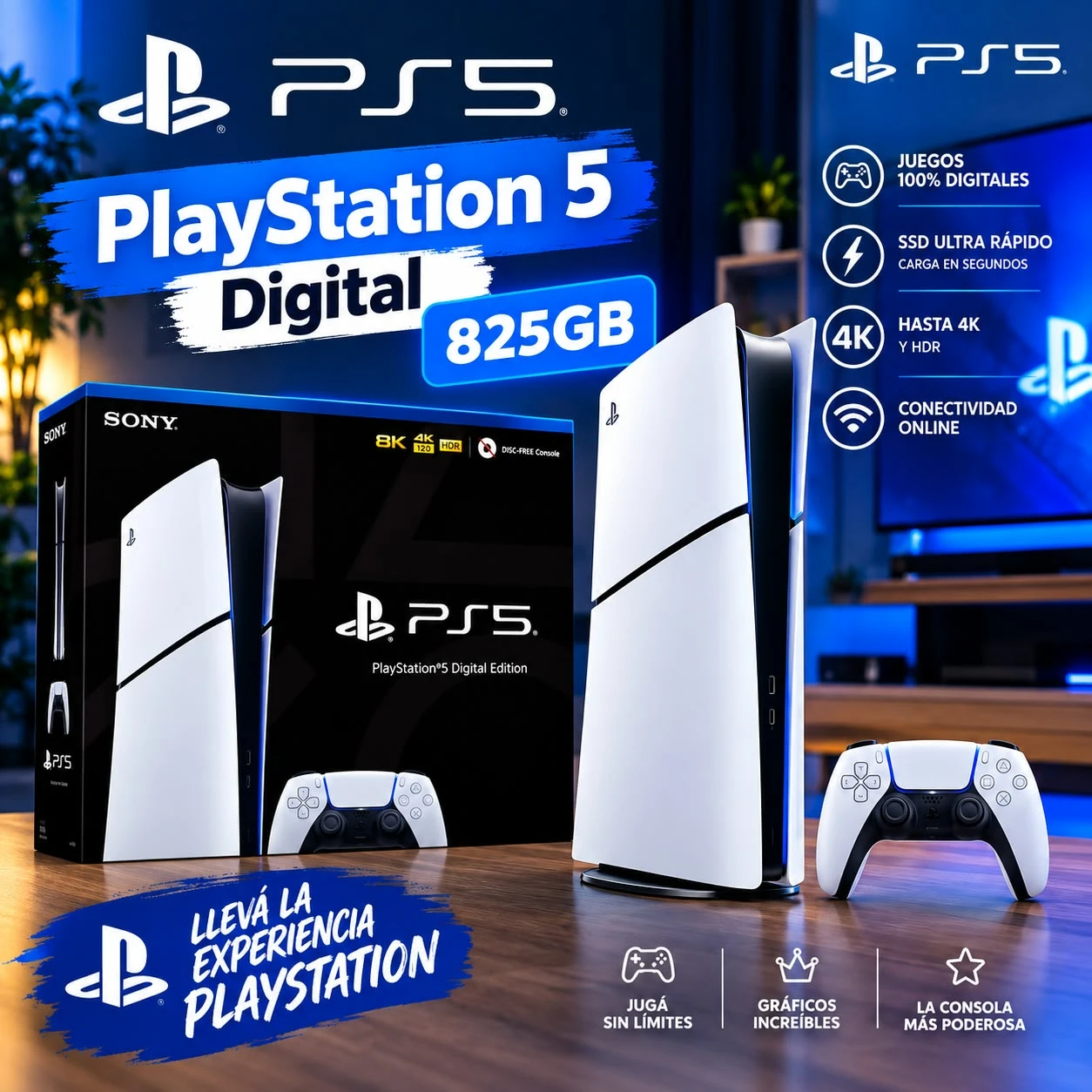Playstation 5 Digital 825gb