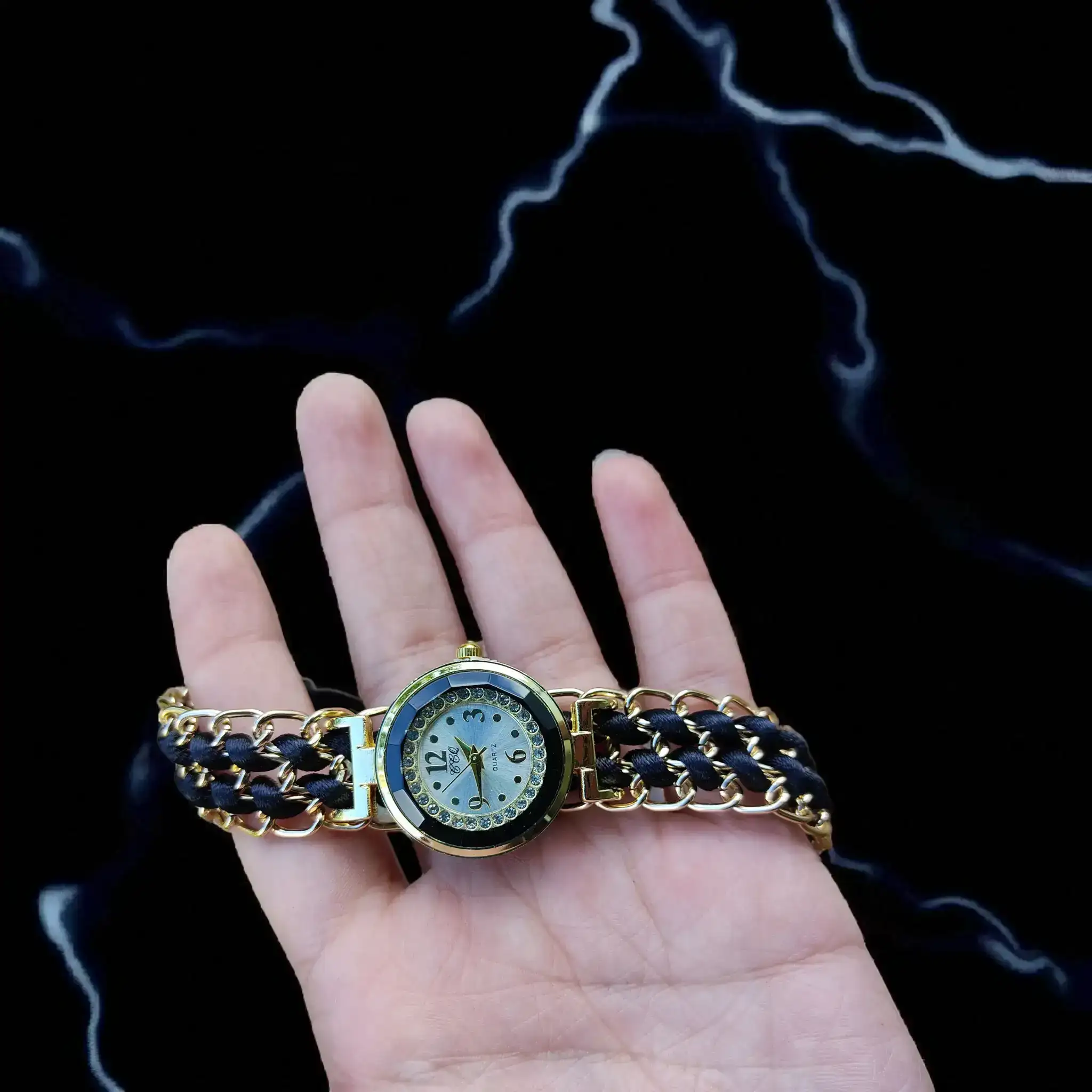 Reloj Pulsera Trenzada Redonda 2