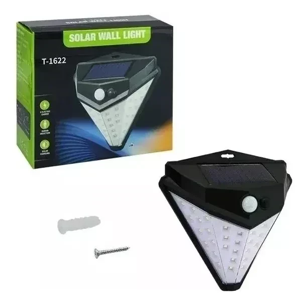 Pack X 3 Foco Solar 38 Led Sensor Movimiento Exterior 2
