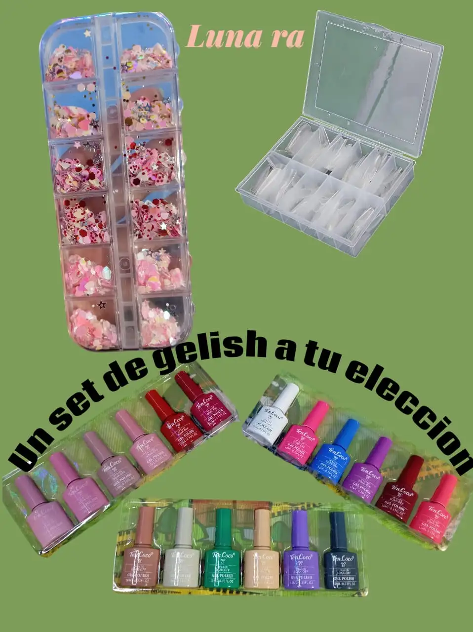 super combo de uñas 