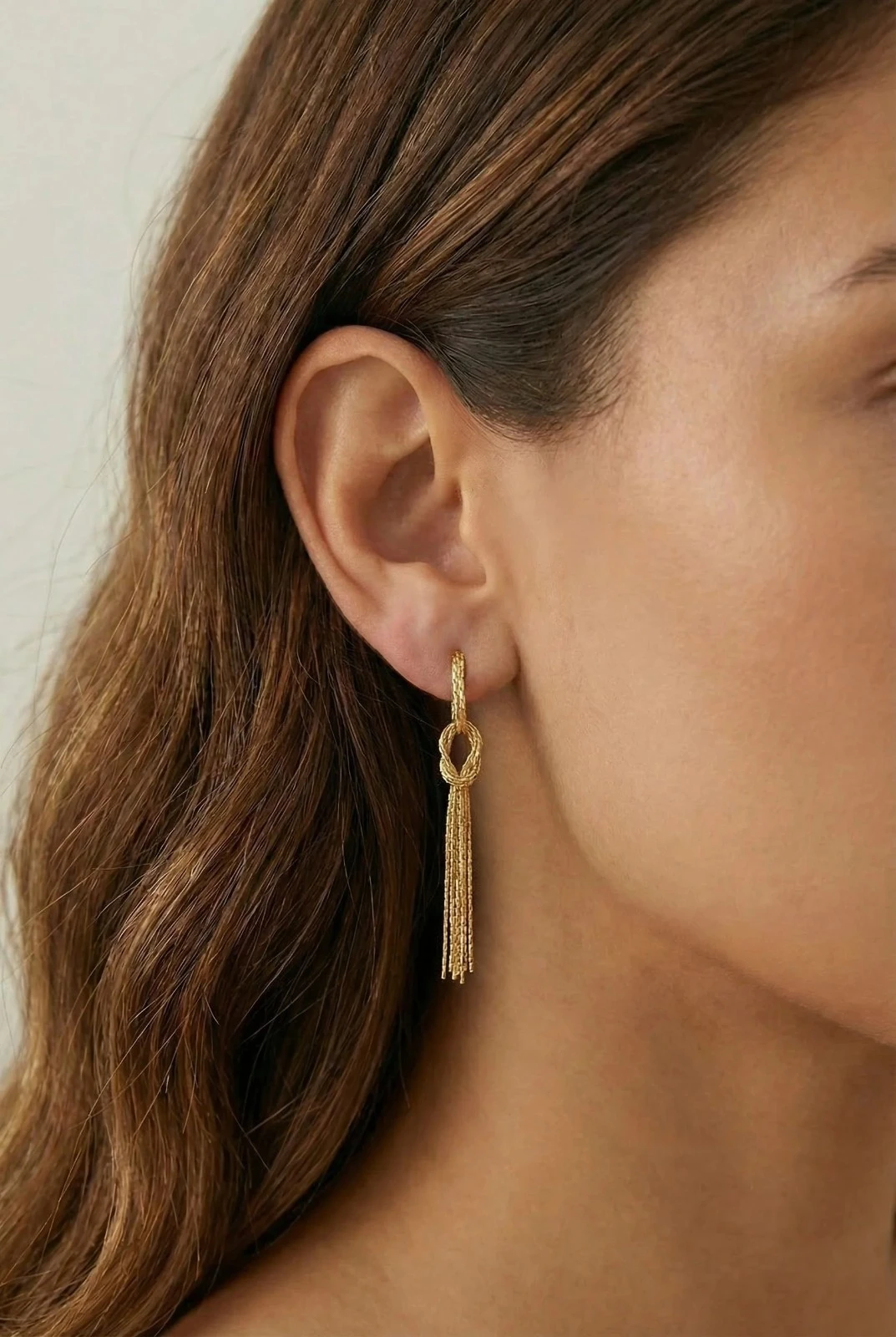 Aretes Damiana Dorados