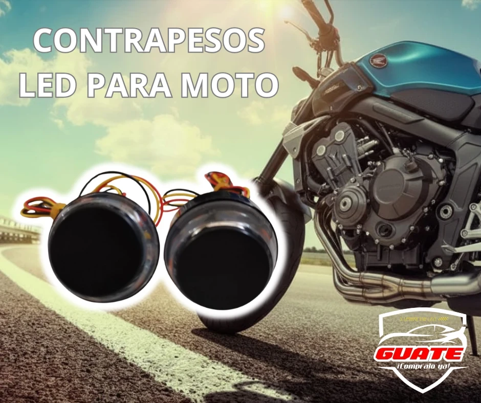CONTRAPESOS LED PARA MOTO 