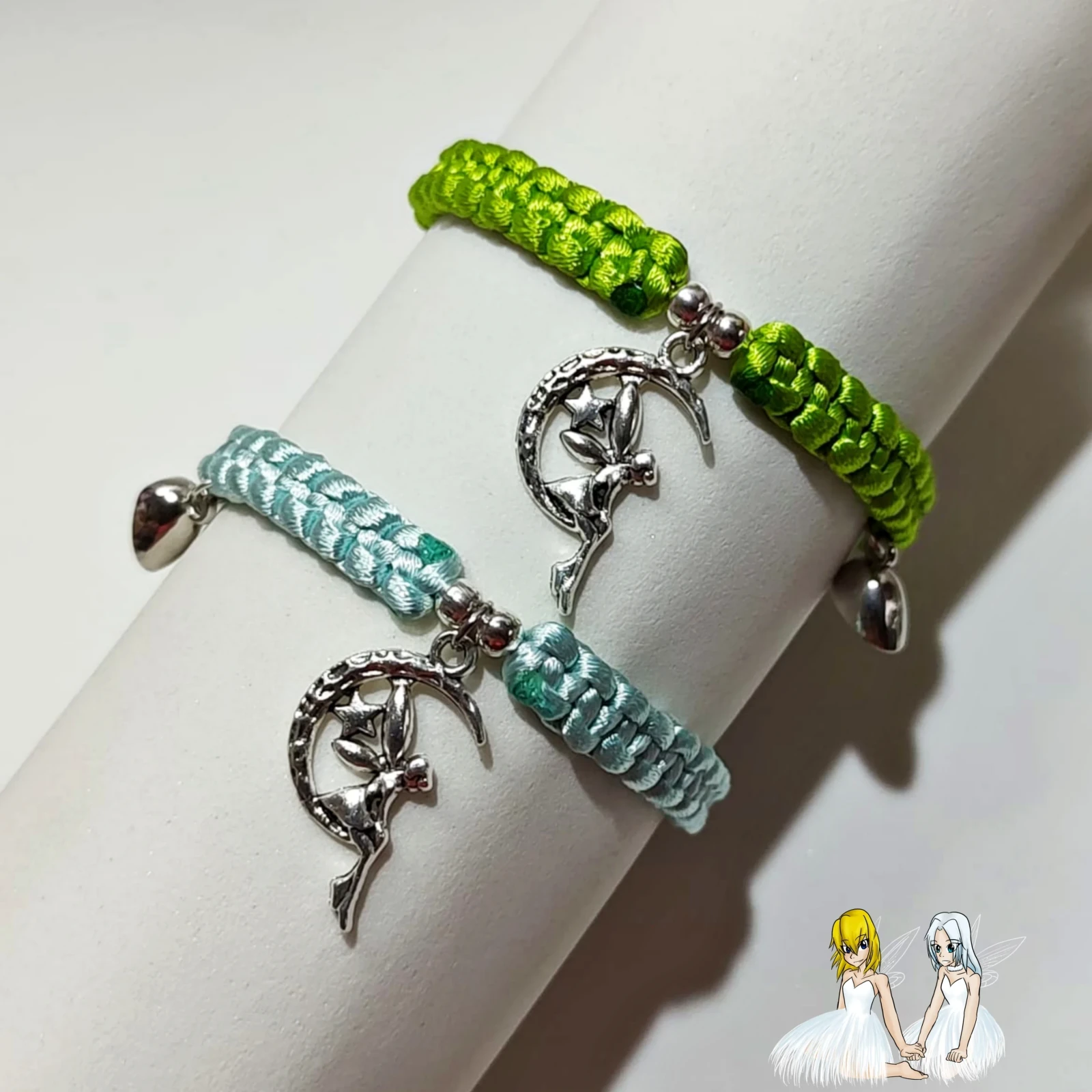 Dúo Pulseras de Tinkerbell y Periwinkle 4