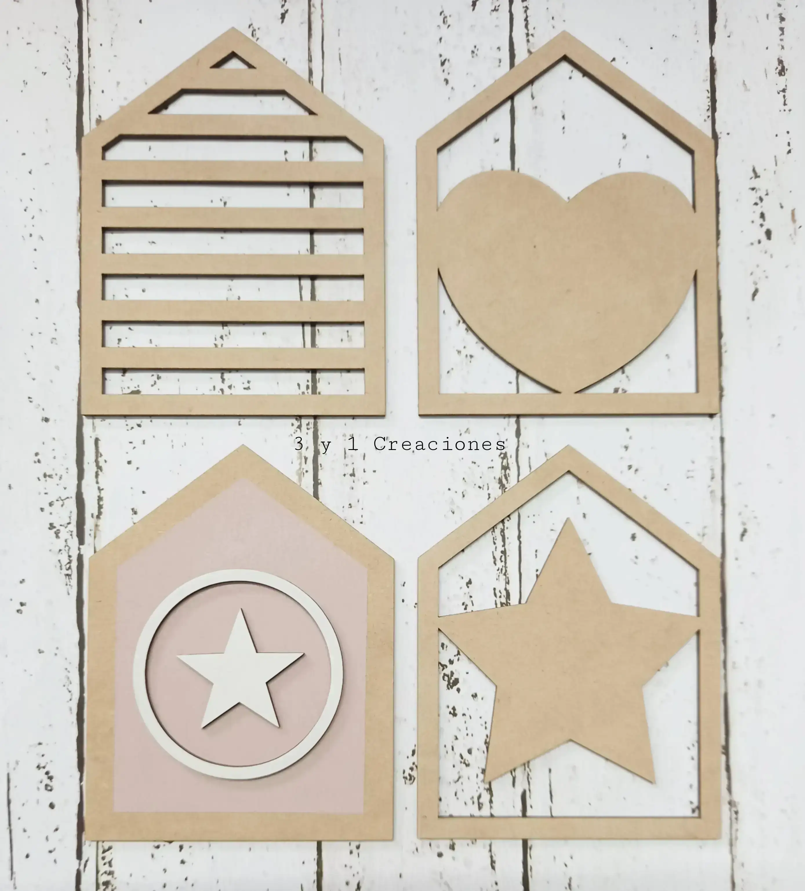 Figura Casita con Aplique 2
