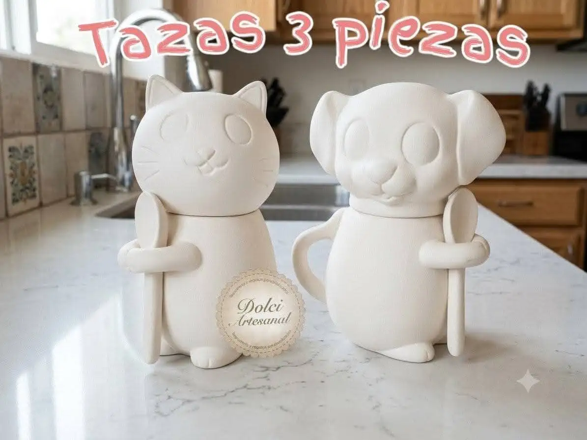 Juego taza de 3 piezas 