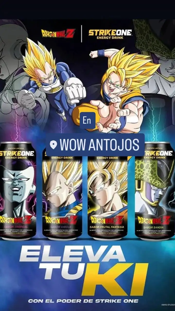 Energizantes StrikeOne Dragon Ball 