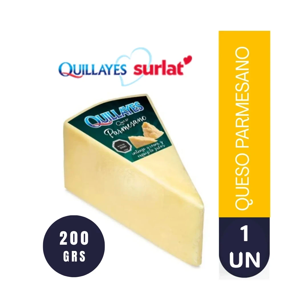 QUESO PARMESANO TROZO QUILLAYES 200G