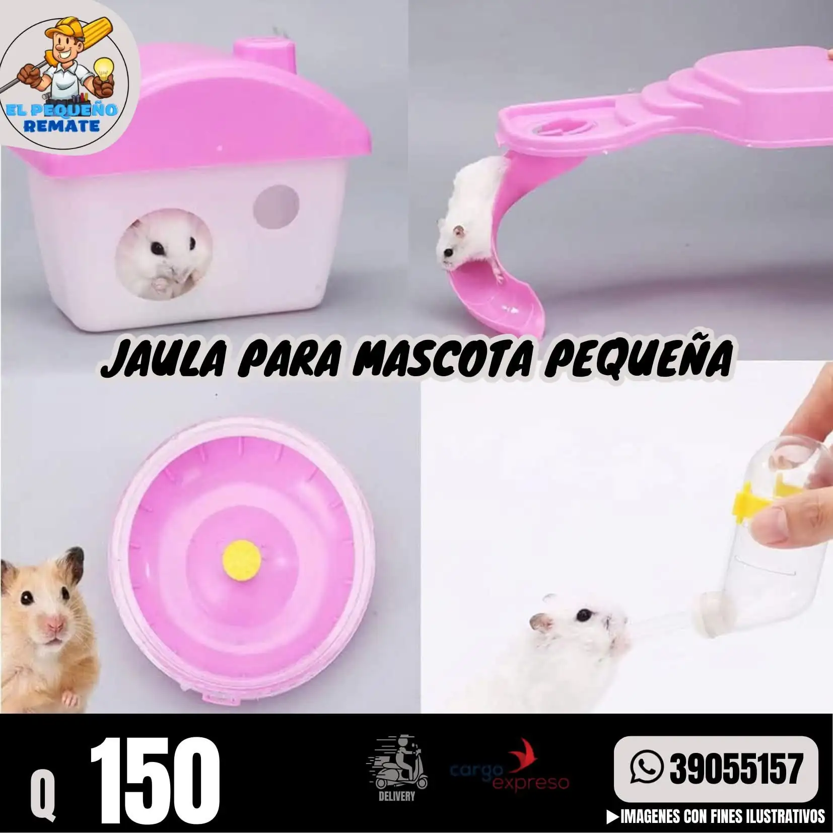 JAULA PARA HÁMSTERS PEQUEÑO 3