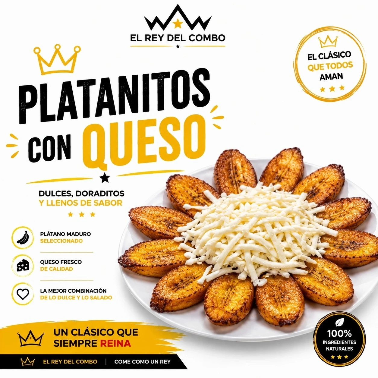 Platanitos con Queso 