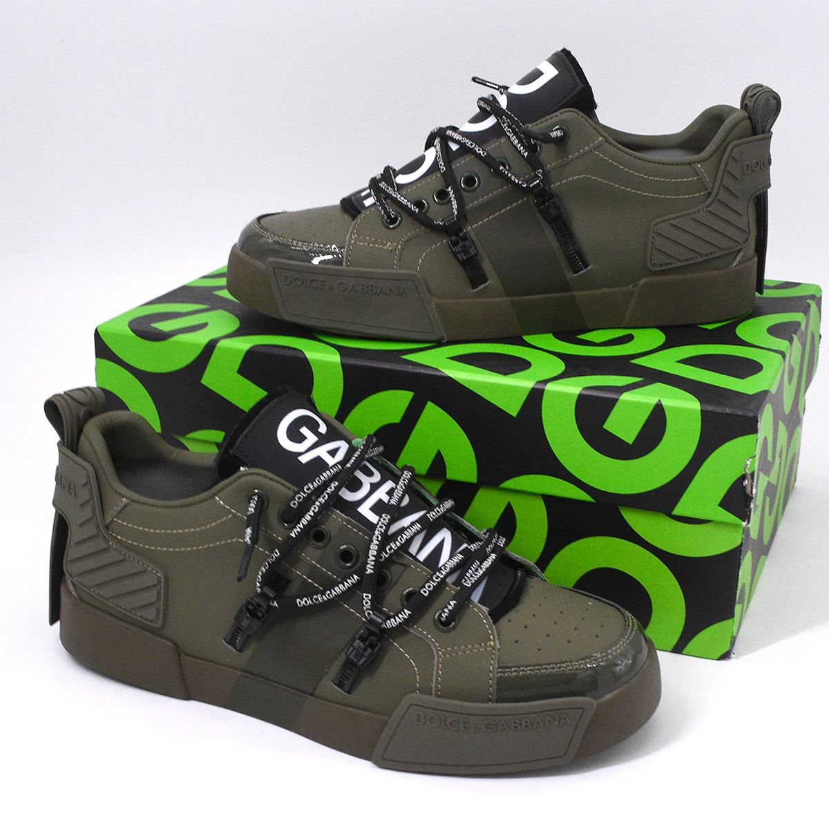Dolce & Gabbana Portofino Verde Militar Correa negra 8