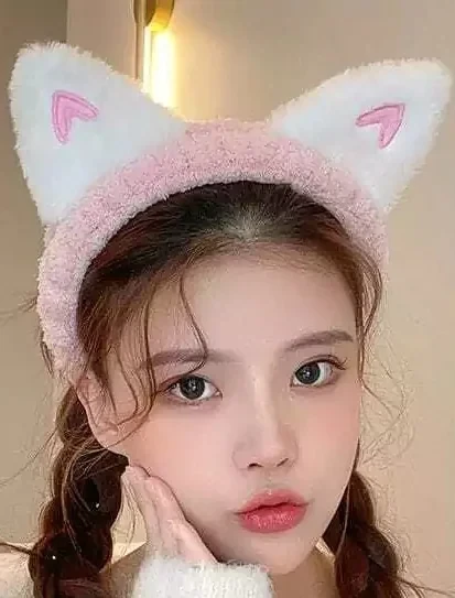 VINCHA MAQUILLAJE GATITO