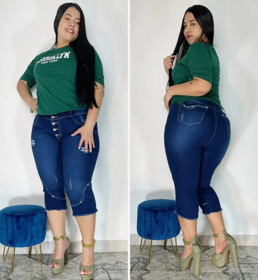 Capri Tiro Alto Talla Plus  2