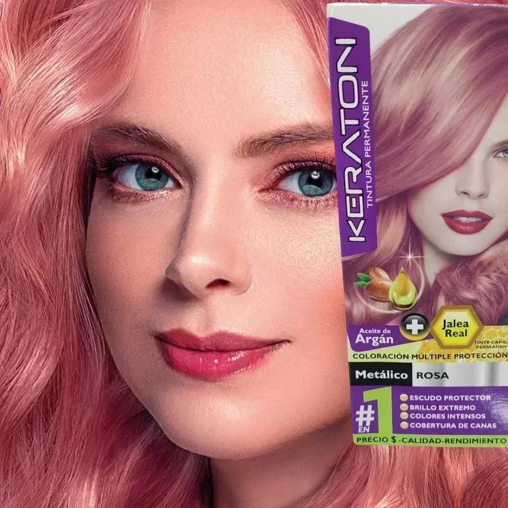 keraton rosa metalico