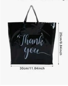 Bolsa negra con asa de 25 cm