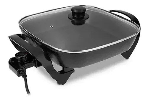 Paellera Sartén Eléctrica Multicocina Cuadrada 1500w Winco W54