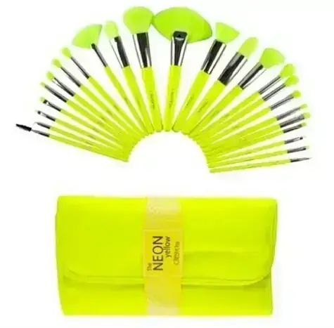 SET DE BROCHAS  AMARILLO NEÓN