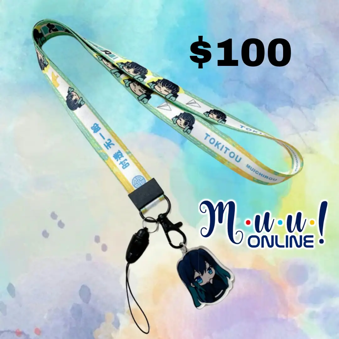 Lanyard portagafete demon slayer