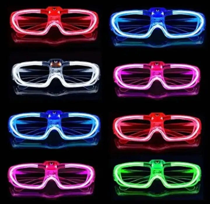 Anteojo luminoso acrilico hilo led audiorítmico 2