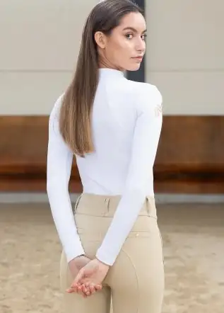 POLO MANGA LARGA MUJER 🏇 4