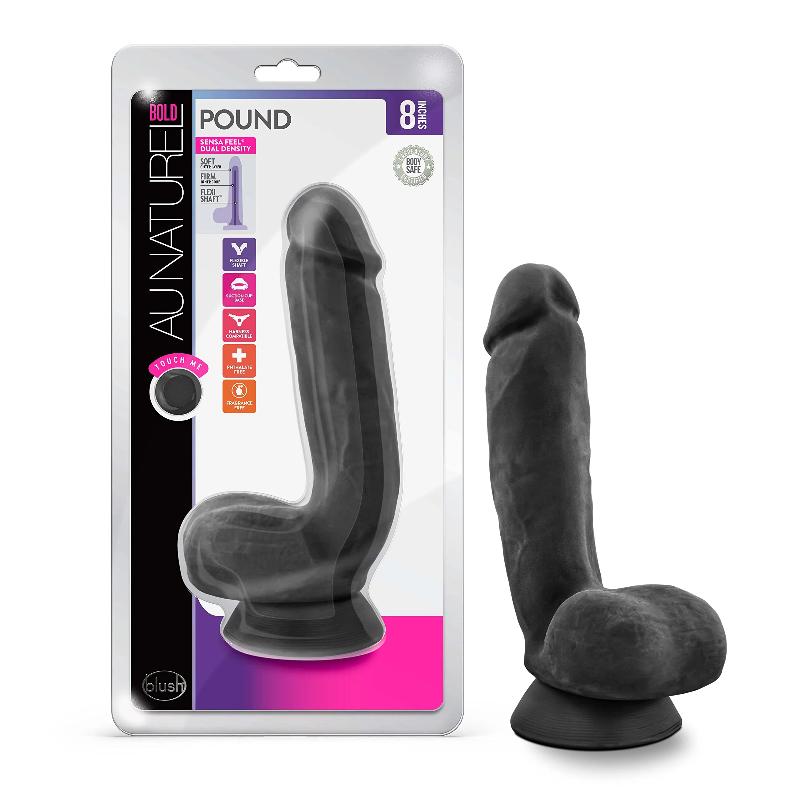 Au Naturel Bold Pound Dildo 8.5 inch
