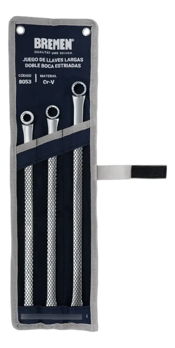 Set Llave Larga Poly-v Distribución Tensa Correa Bremen 8053 Color Gris 3