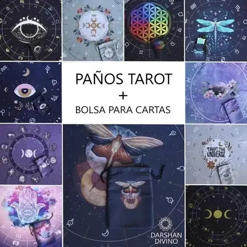 Paños + bolsa de tarot
