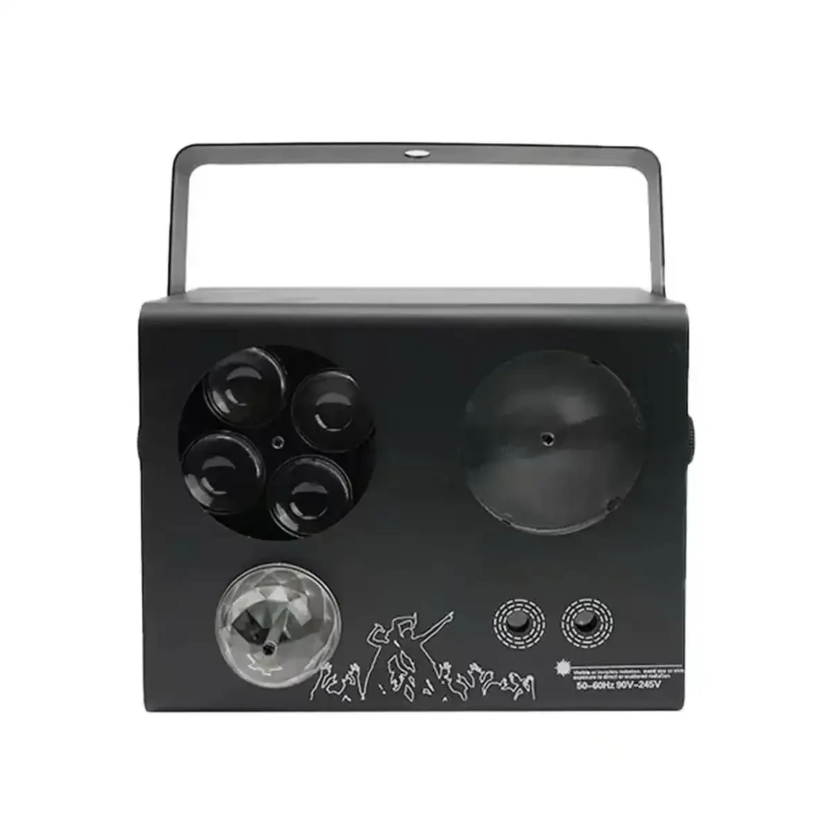 Ilumina tus fiestas y eventos con el proyector. Este equipo de alta calidad es perfecto para crear un ambiente festivo y animado, con coloridos efectos de iluminación y patrones dinámicos. es compacto y fácil de instalar en cualquier espacio. Su diseño moderno y elegante se adapta a cualquier decoración, por lo que es un valioso complemento para cualquier evento o fiesta. Este proyector ofrece una variedad de efectos de iluminación, que incluyen rayos, holográficos, láser y bolas locas. Cada efecto se puede ajustar para que se adapte a su evento, ya sea una fiesta de cumpleaños, una boda, un concierto o una reunión de negocios. No importa qué tipo de evento esté planificando, el proyector con haz de luz garantizará que sea inolvidable. Consigue el tuyo hoy mismo y convierte tus fiestas en experiencias increíbles. 4
