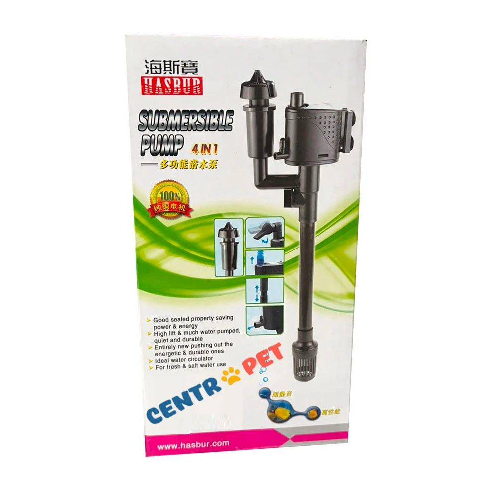 Bomba de Aireación Hasbur Sp-860s 2800l/h 48w 2
