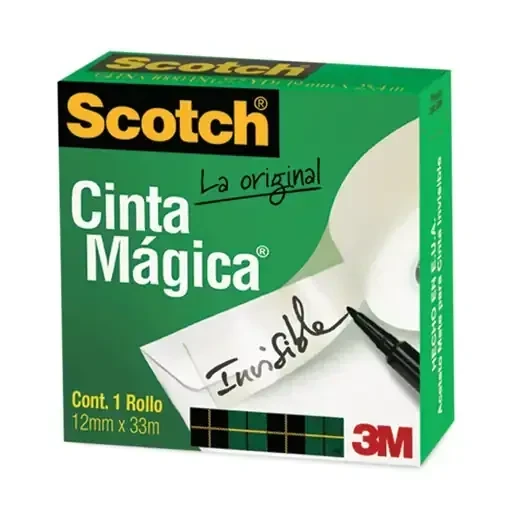 Cinta adhesiva scotch 18x33