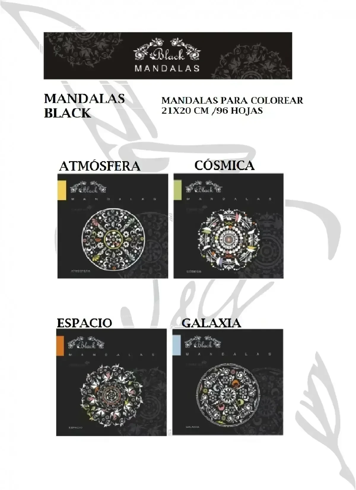 Mandalas Black  2