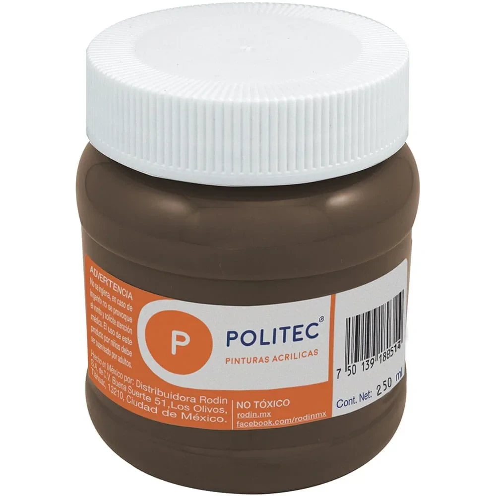 Politec pintura cafe frasco de 250 ml