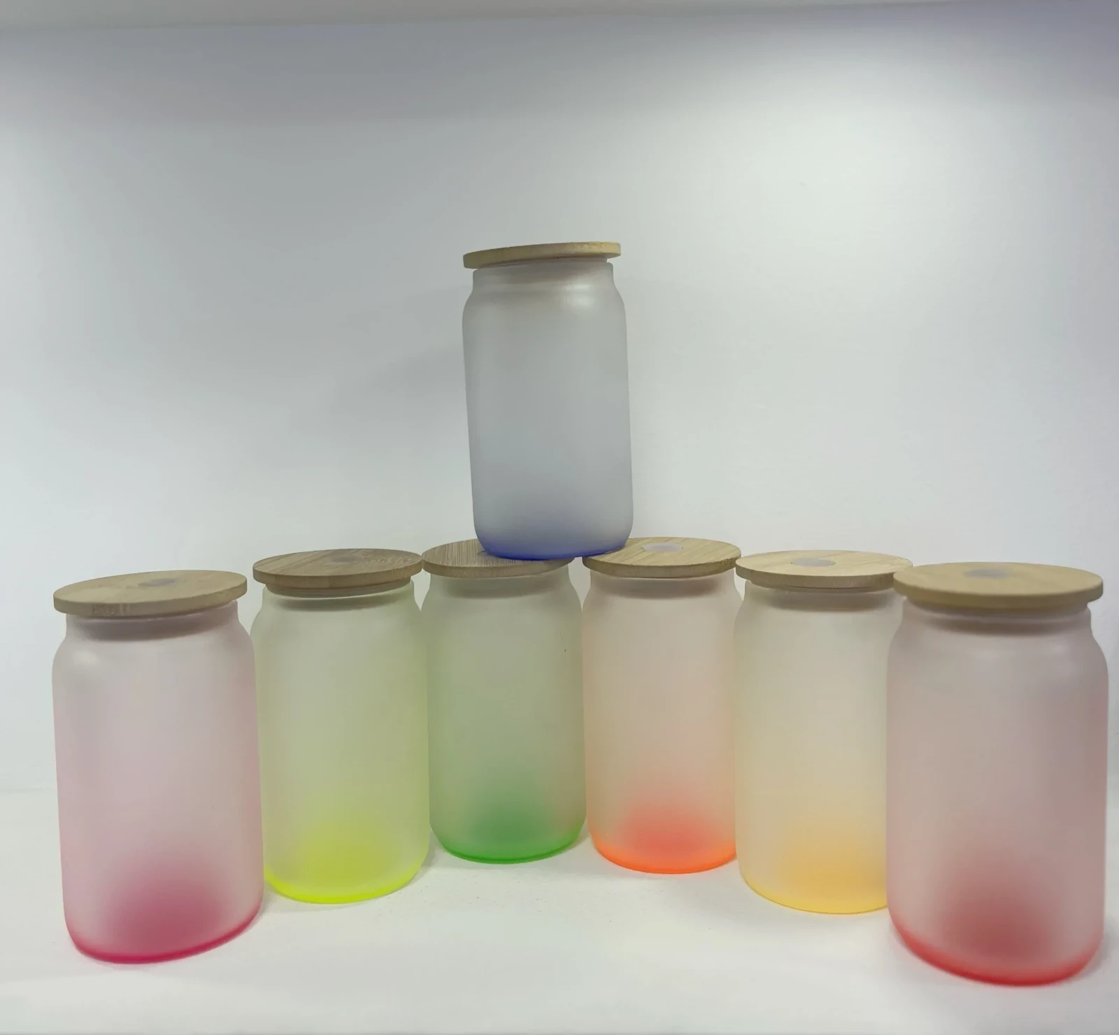 Vaso 9 Onz Fondo Color Tapa Bambú