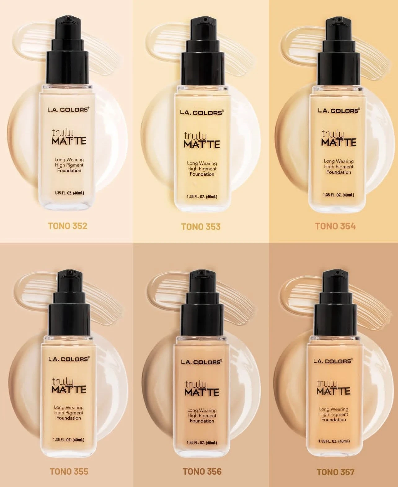 Base Truly Matte L.A Colors  4