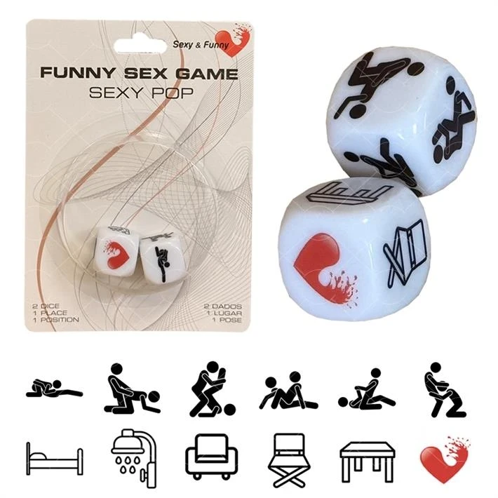 Sexy Pop Kit de 2 dados con Posicion y Lugar
