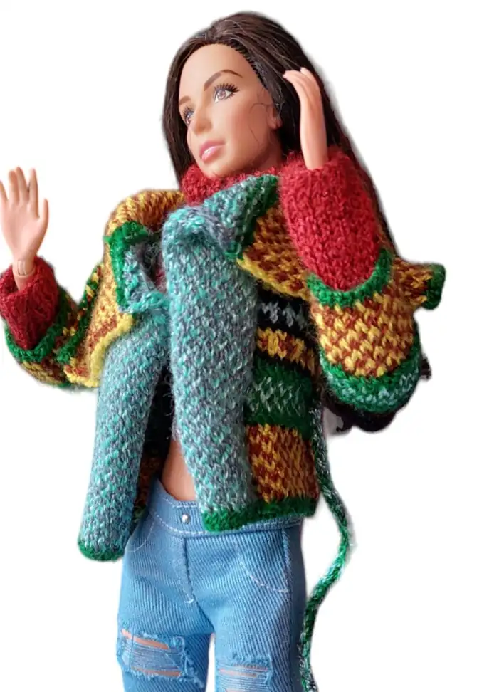 Saco Color Verde Jacquard 3