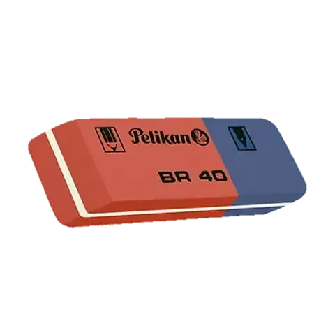 Goma pelikan bicolor  br-40 