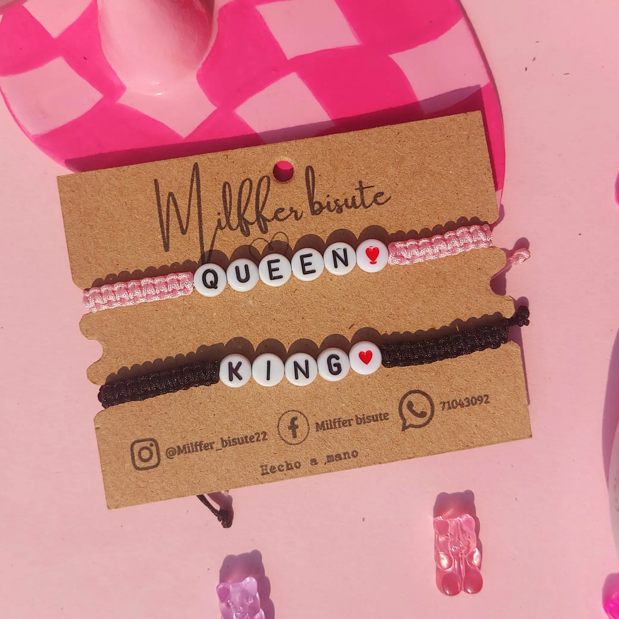 Pulsera Queen & King