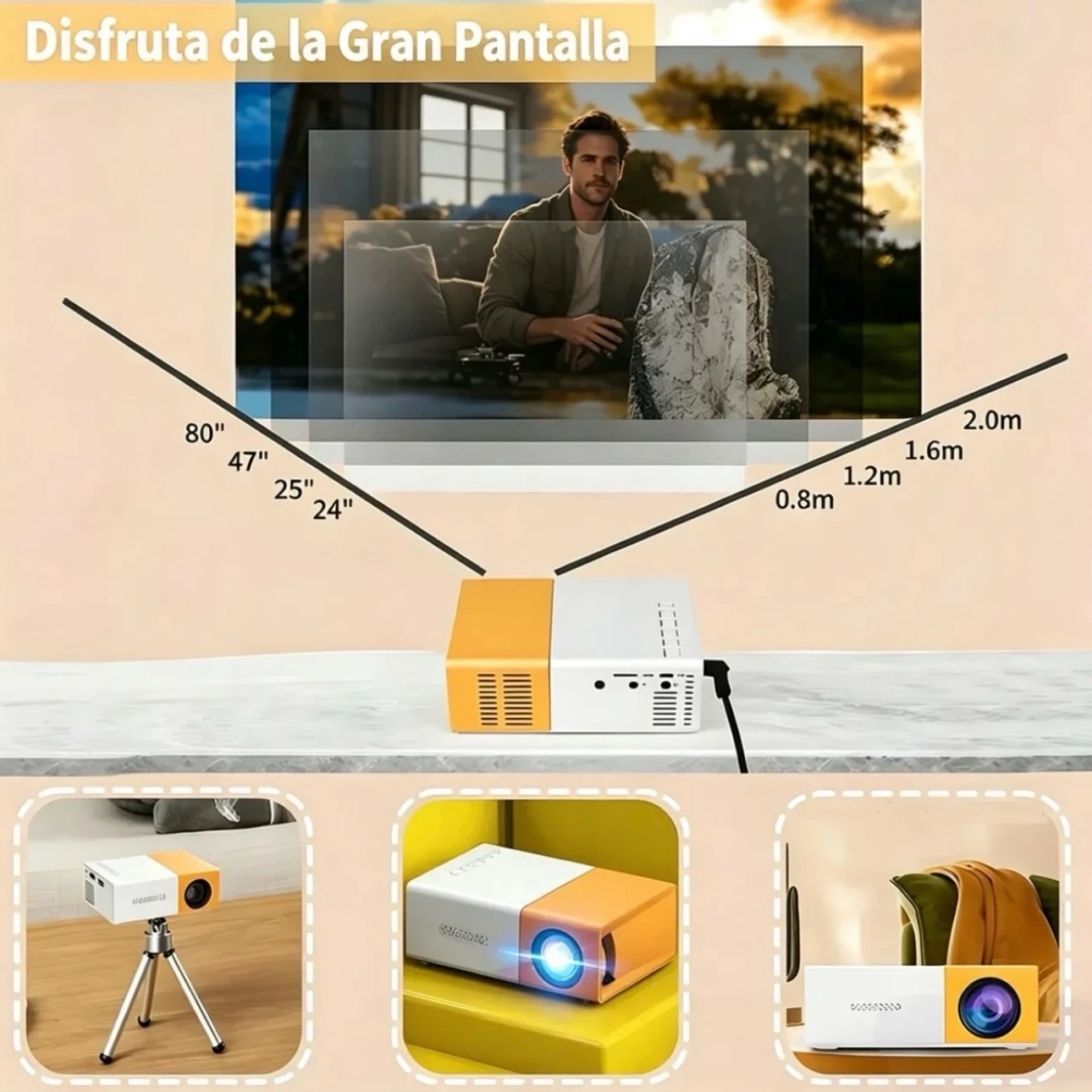 Mini Proyector 8