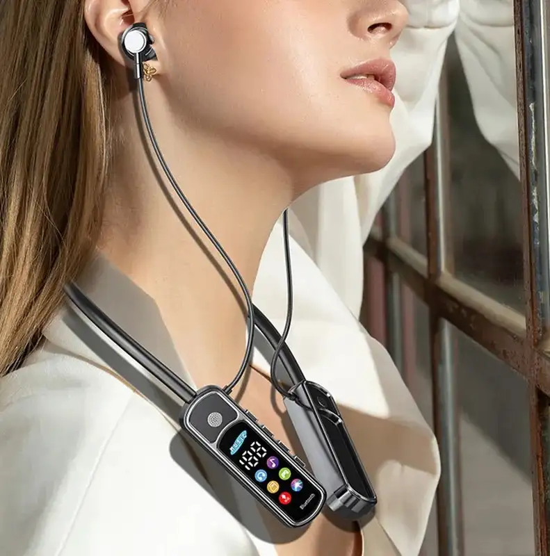 AURICULARES BLUETOOTH CON BANDA EN EL CUELLO 🧣