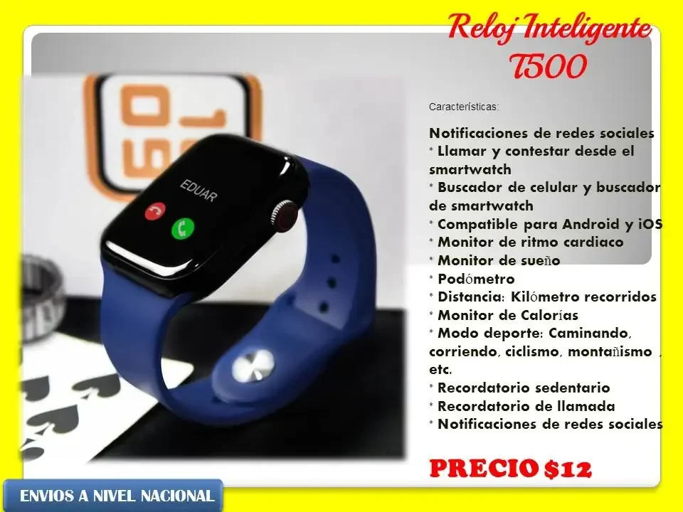Smartwatch t500 2
