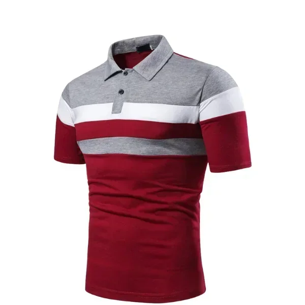 Sporsity Camisa polo de hombres con costura