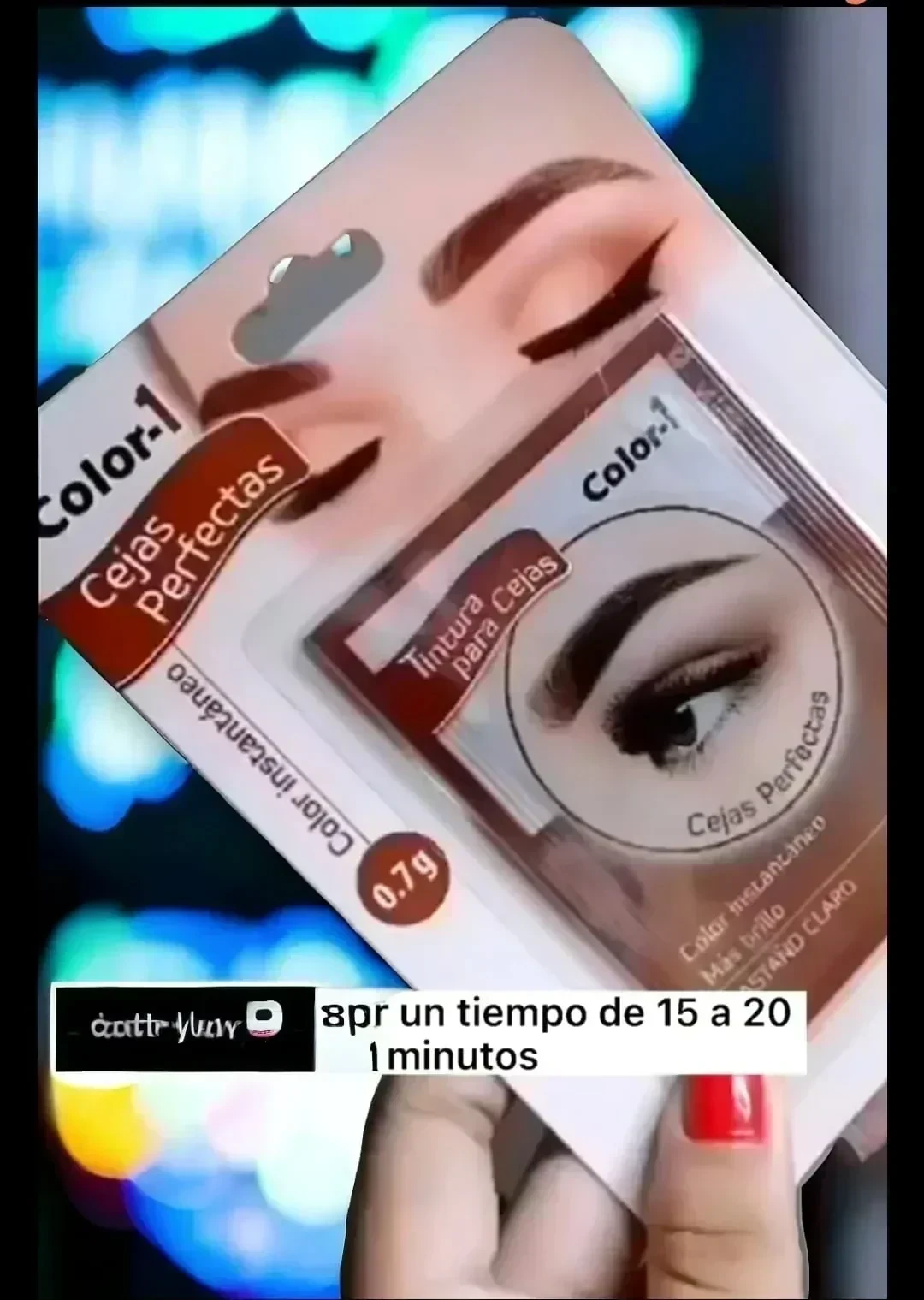 interbel color 1 tinta para cejas