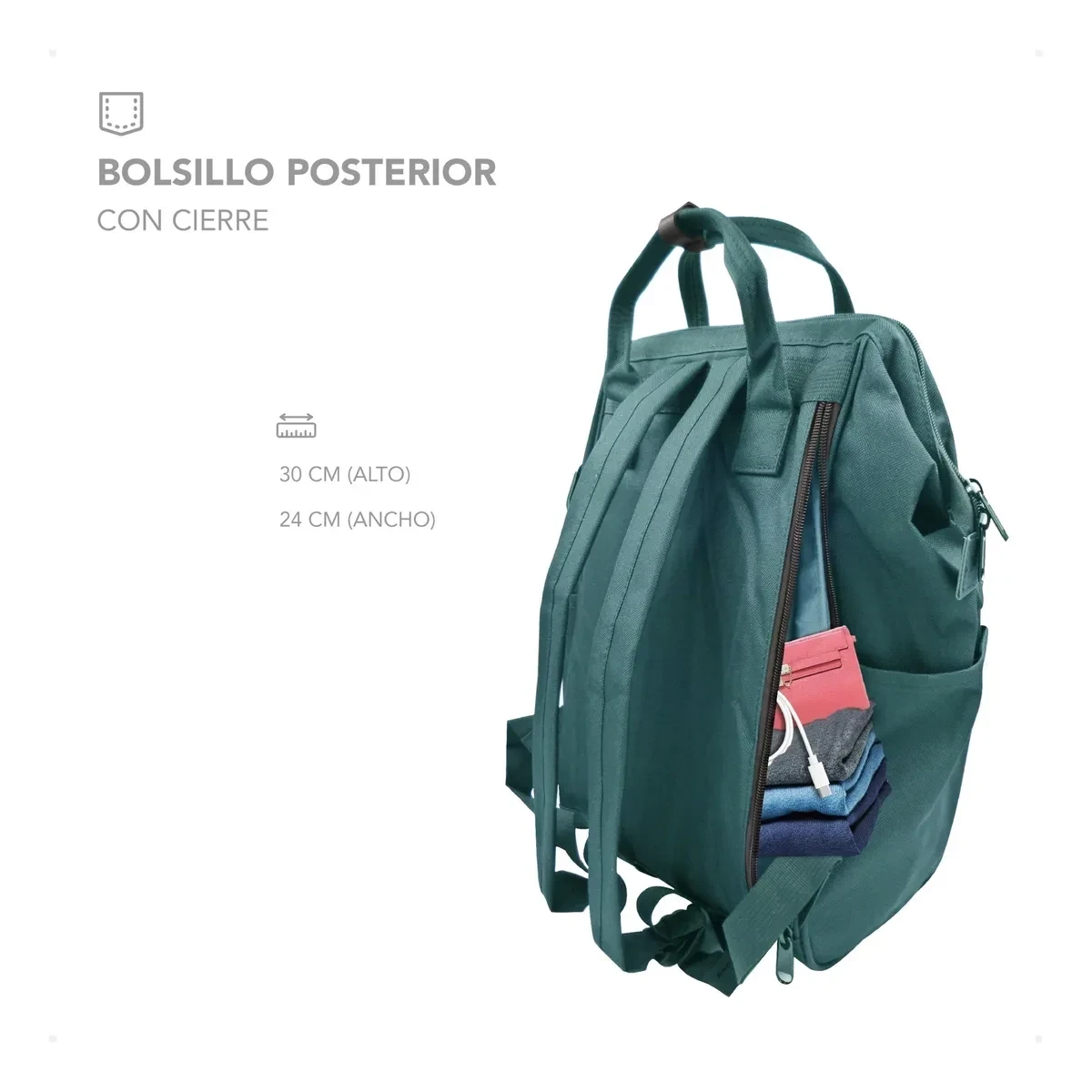 MOCHILA EVERLAST CON MONEDERO 22204 6