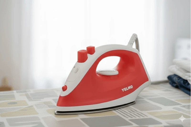 Plancha A Vapor Yelmo Suela Antiadherente 1400w Rojo 3