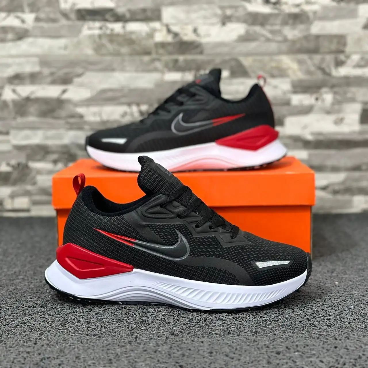 Tenis Nike Zoom X Negro Rojo Caballero 